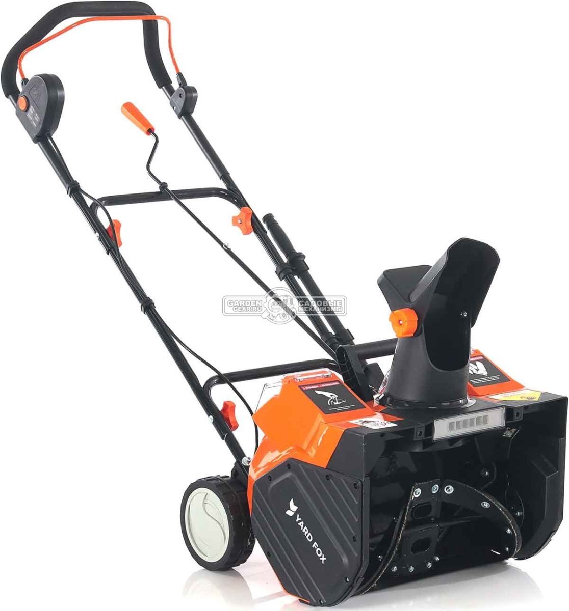 Снегоуборщик аккумуляторный Yard Fox 4625E Basic с 2 АКБ 4 А/ч и ЗУ (PRC, BL 2х20В, ширина 46 см, фара, 2 порта для АКБ, 20 кг)