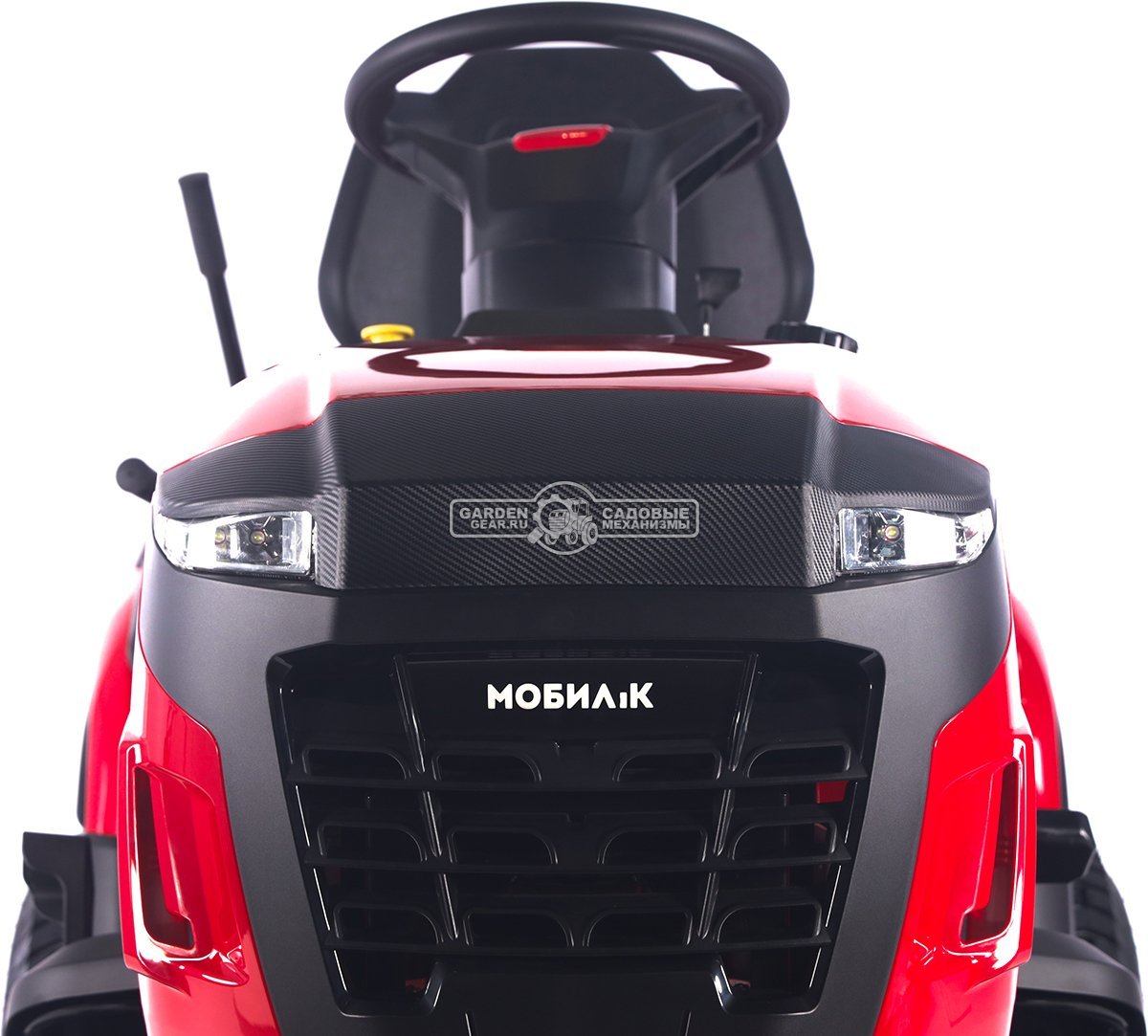 Садовый трактор Мобил К XP124 Премиум (PRC, Loncin V-Twin, 708 куб.см., гидростатика, мульчирование, 240 л. эл/лифт, ширина кошения 124 см, 285 кг)