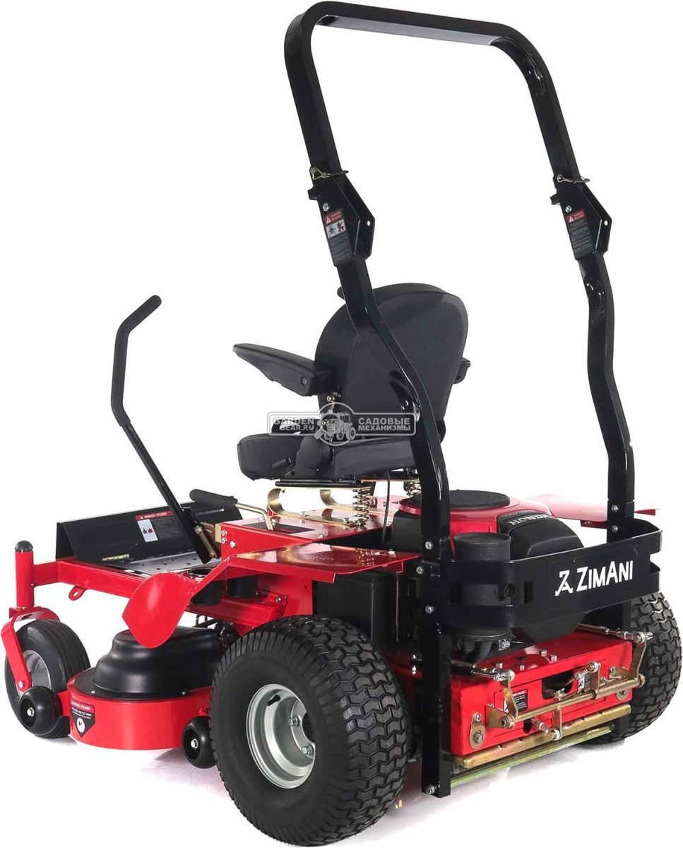 Садовый райдер ZimAni XT5 127 H-Pro с усиленной декой с нулевым радиусом разворота (PRC, Honda GXV690, 688 куб.см, гидростатика, 127 см, 450 кг)
