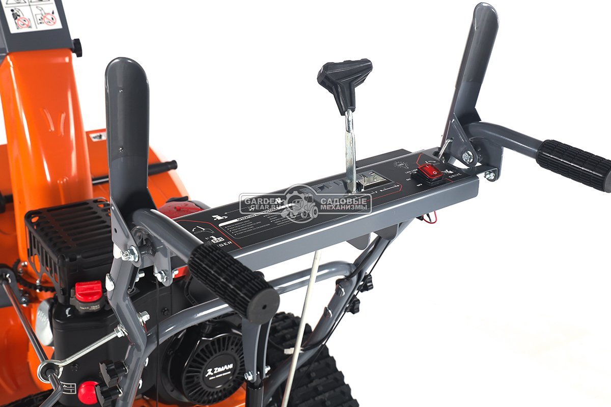 Снегоуборщик ZimAni ST424E PRO гусеничный (PRC, 61 см, LCT Storm Snow Force, 208 см3, скорости 6/2, фара, эл/стартер 220, 89 кг)