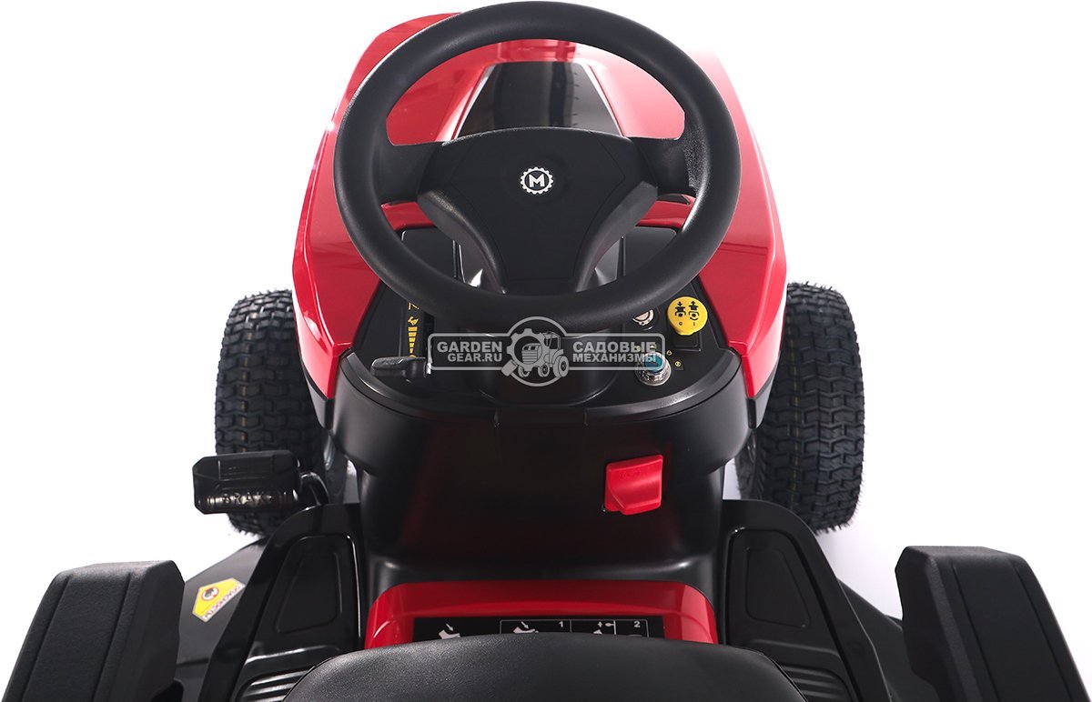 Садовый трактор Мобил К XP104 Про (PRC, Мобил К, 452 куб.см., механика 5+1, травосборник 245 л, мульчирование, ширина кошения 104 см, 193 кг)