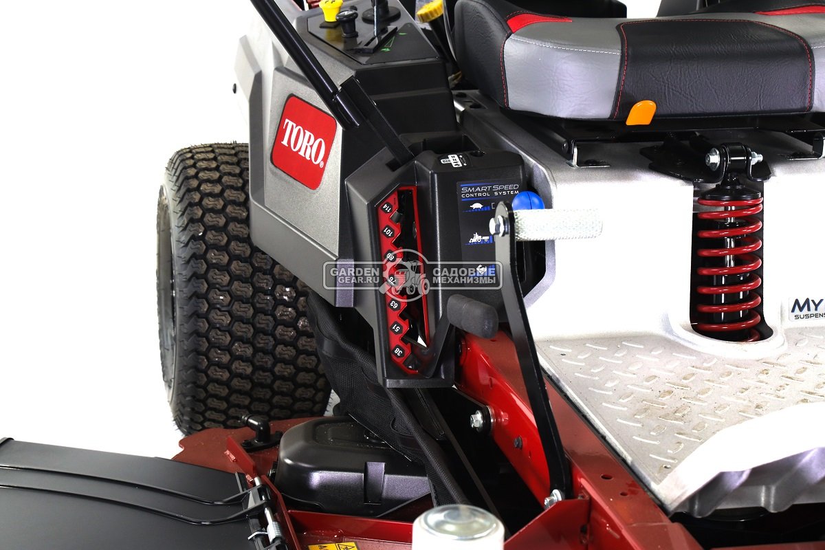 Садовый райдер Toro TimeCutter 74694 с нулевым радиусом разворота (USA, Toro V-Twin, 708 куб.см., гидростатика, ширина кошения 127 см., 288 кг.)