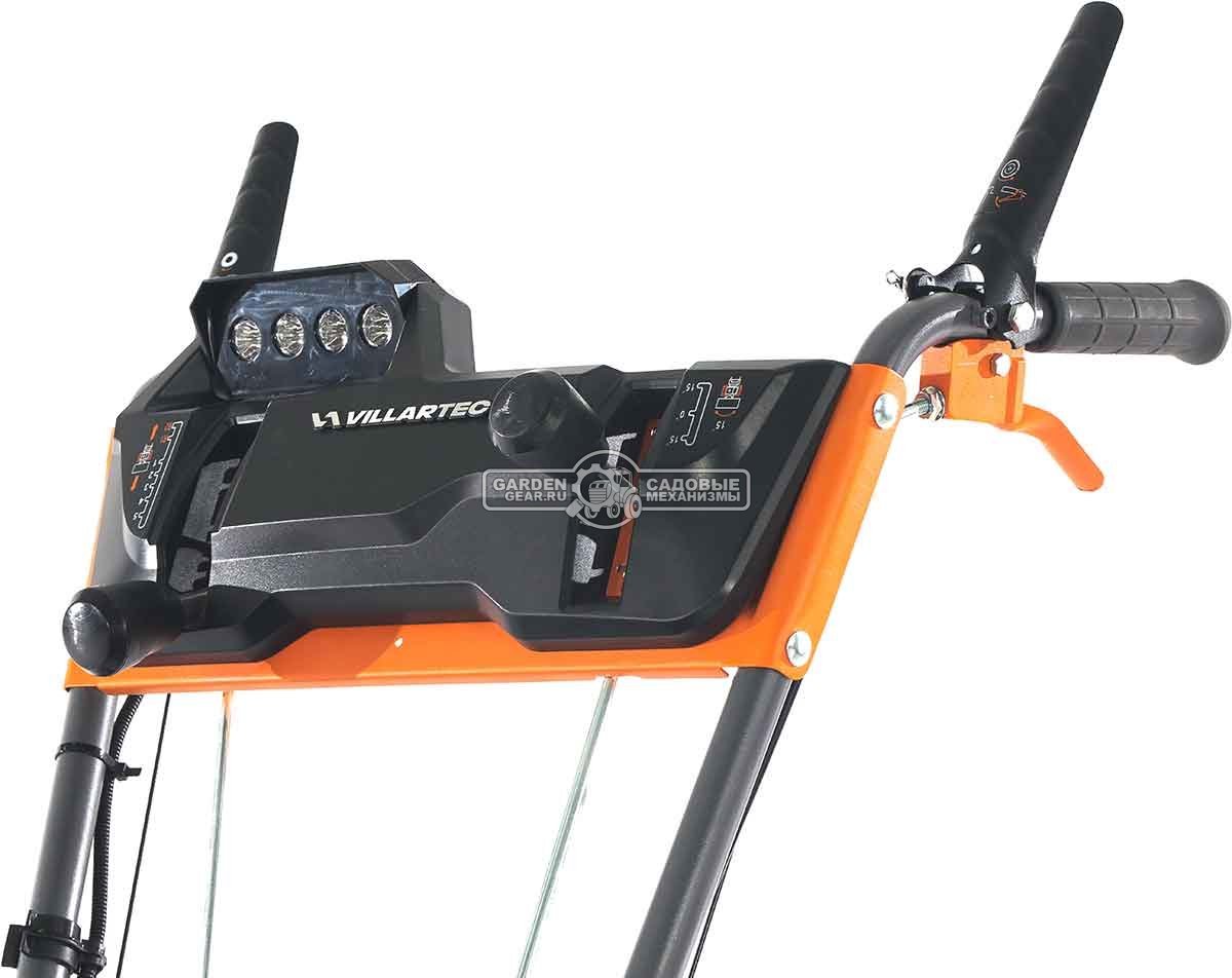 Комбимашина Villartec SW7080E с щеткой 80 см и снегоуборщиком 56 см (PRC, 7,0 л.с., 212 см3, эл/стартер, фара, скорости 5/2, 73 кг)