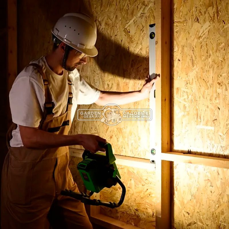 LED прожектор Greenworks G40WLH 40V без АКБ и ЗУ (220В / 40В,  1000 лм / 2000 лм, 1.8 кг)