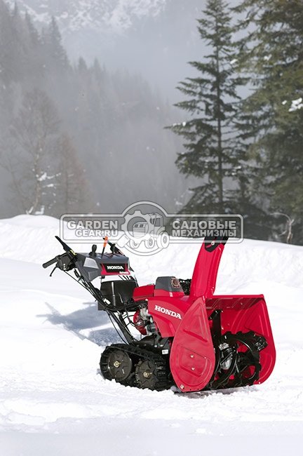 Снегоуборщик Honda HSS 760A ETD гусеничный (USA, 60 см, Honda, 196 см3, аккумулятор 12В, гидростатическая трансмиссия, LED фара, 115 кг)