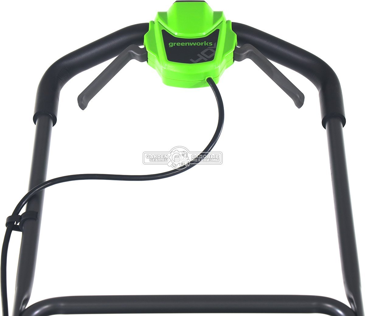 Газонокосилка аккумуляторная GreenWorks GD40LM411 без АКБ  и ЗУ (PRC, BL 40В, 41 см, пластик, мульчирование, 60 л, 16.5 кг)