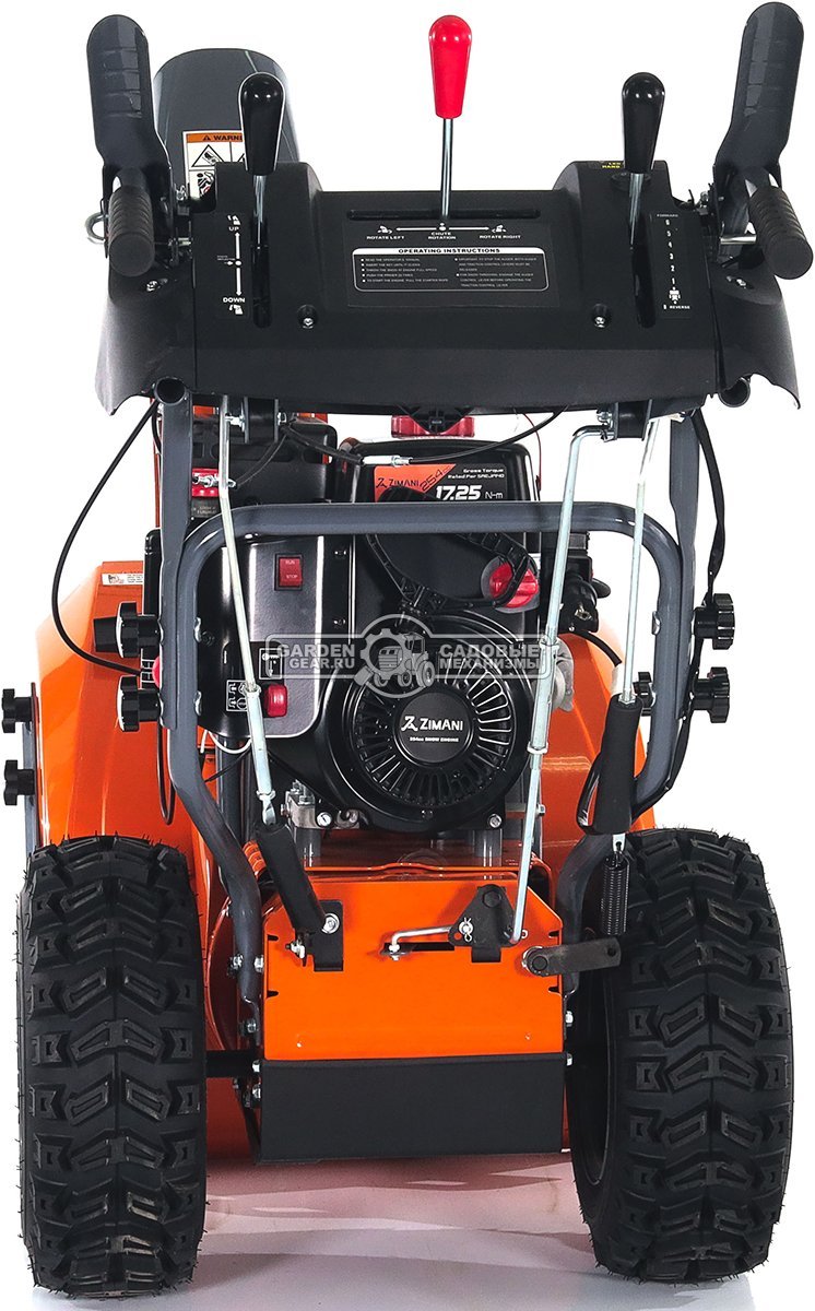 Снегоуборщик ZimAni ST324DLE PRO Quattro Auger (PRC, 61 см, LCT Snow Storm 254 см3, эл/стартер 220В, LED фара, AutoTurn, скорости 6/2, 98 кг.)