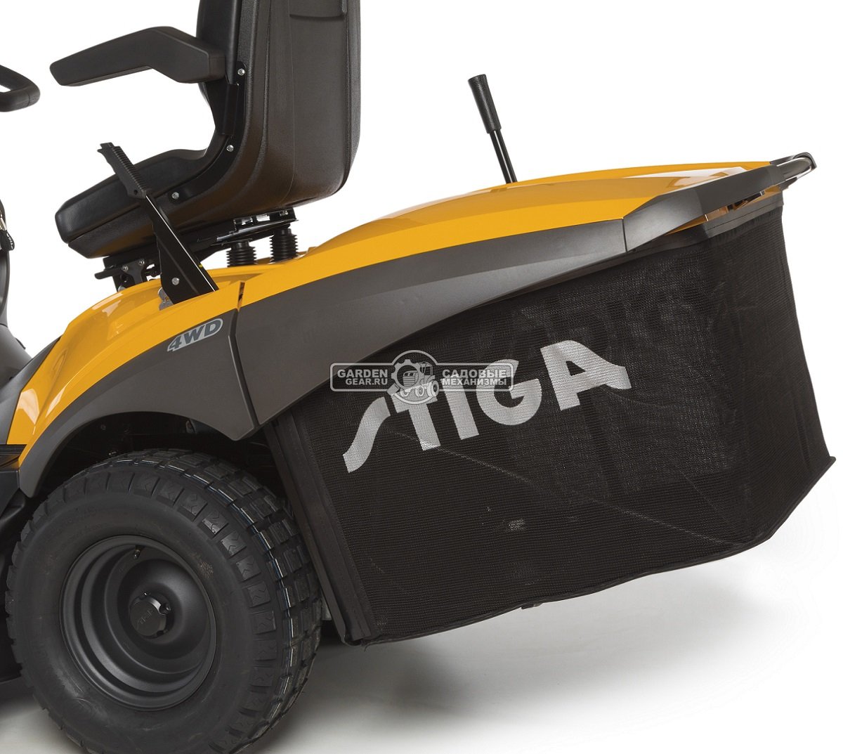 Садовый трактор Stiga Estate Pro 9102 XWSY 4WD (ITA, Honda GXV690, 688 см., гидростатика, травосборник 360 л, ширина 102 см TC HE 102/122, 295 кг.)