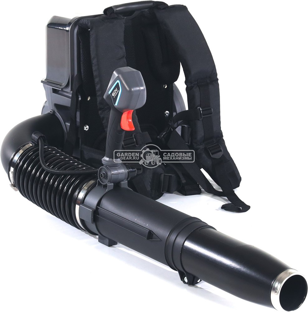 Воздуходувка аккумуляторная ранцевая Caiman ENO BVBPI 60V без АКБ и ЗУ Standart Connect (RUS, BL 60В, 324 км/ч, 170-1360 м3\час, Turbo режим, 6,2 кг.)