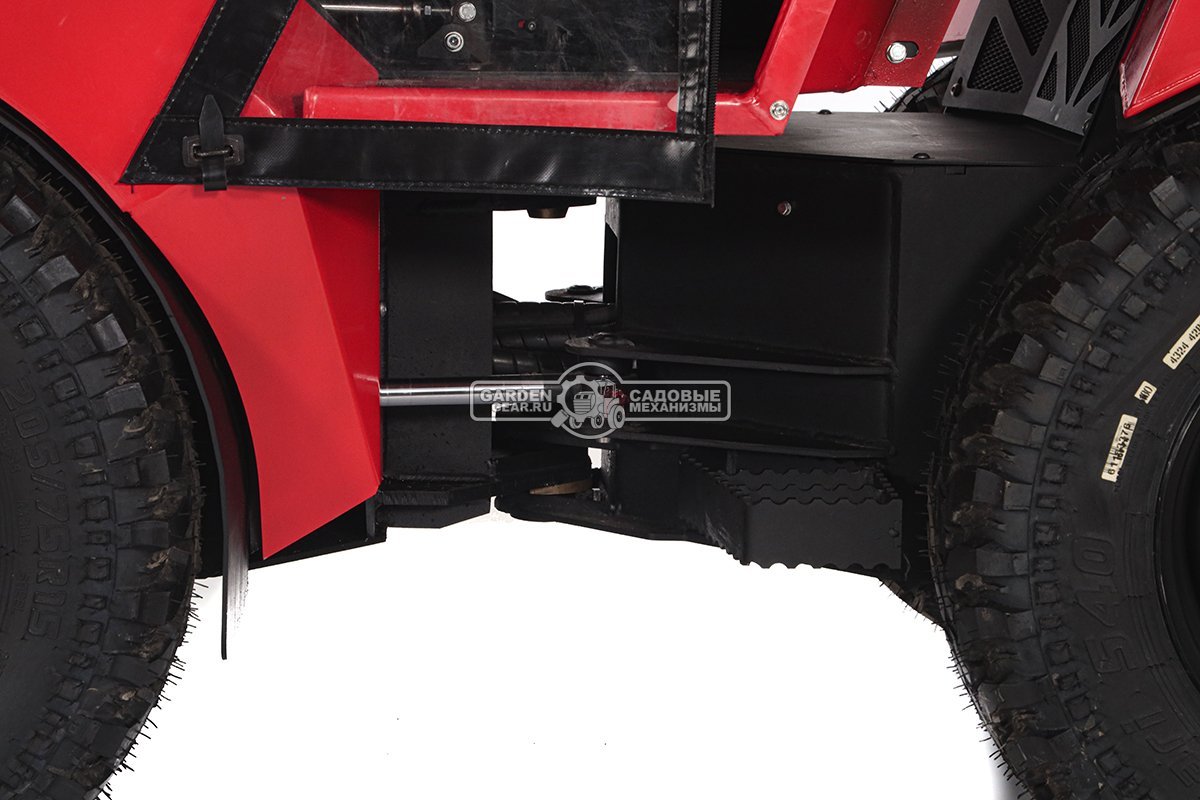 Мини-погрузчик шарнирно сочленённый RED RBF-03 тент + отопитель + джойстик Zongshen GB750EFI 30 л.с., грузоподъемность до 700 кг, ковш 150 л, 1270 кг.