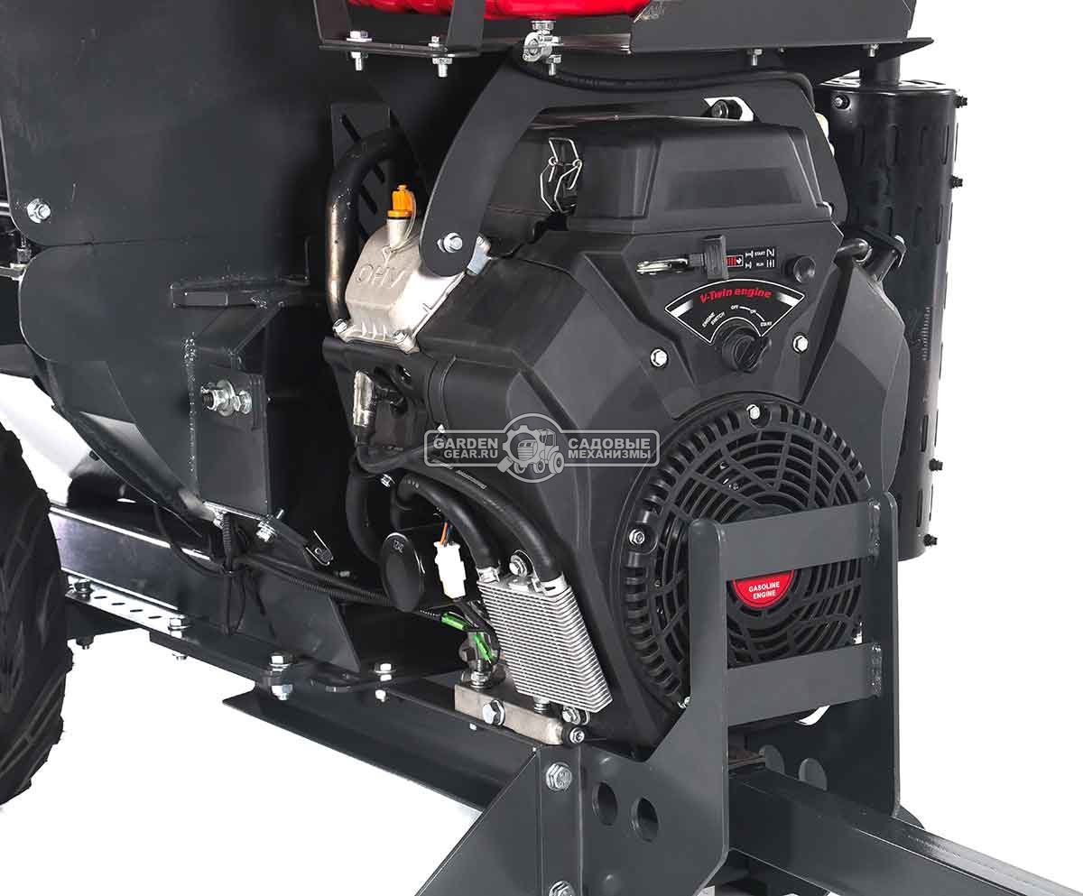 Измельчитель веток ZimAni LS 200 D (PRC, Loncin 764 куб.см., 30 л.с., с эл.старт, вал подачи, дисковый, ветки до 200 мм, одноосный прицеп, 415 кг)