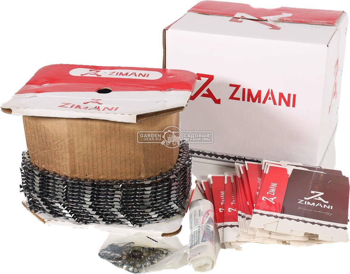 Цепь в бухте ZimAni ZFC3816 Full Chisel (3/8&quot;, 1.6 мм, 1640 звеньев, 40 соед. зв., 25 коробок для цепей)
