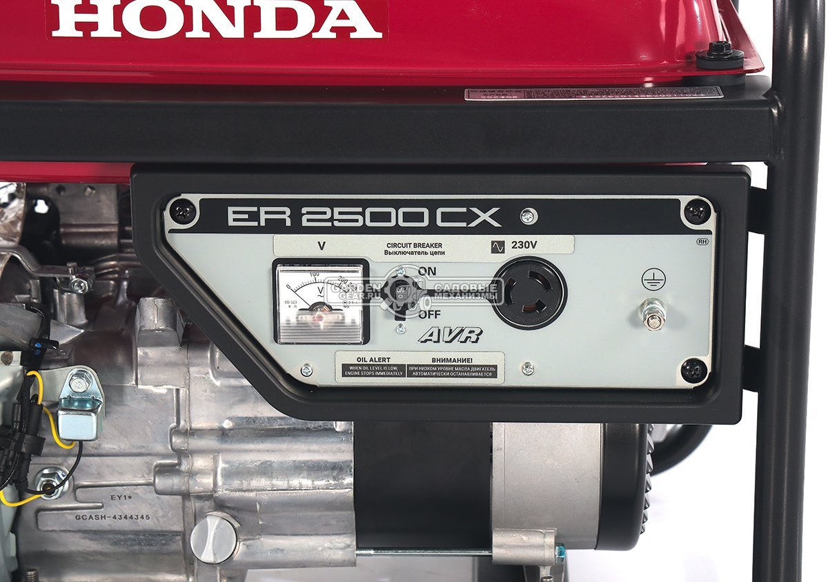 Бензиновый генератор Honda ER 2500 CXRH (PRC, Honda GP160, 163 см3, 2.0/2.2 кВт, 14.5 л, 40 кг)