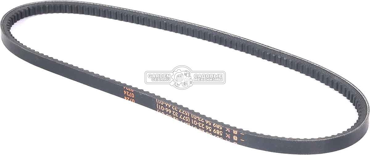 Ремень Husqvarna XPA 879+-3 для райдера RC 318T от шкива двигателя к шкиву передачи