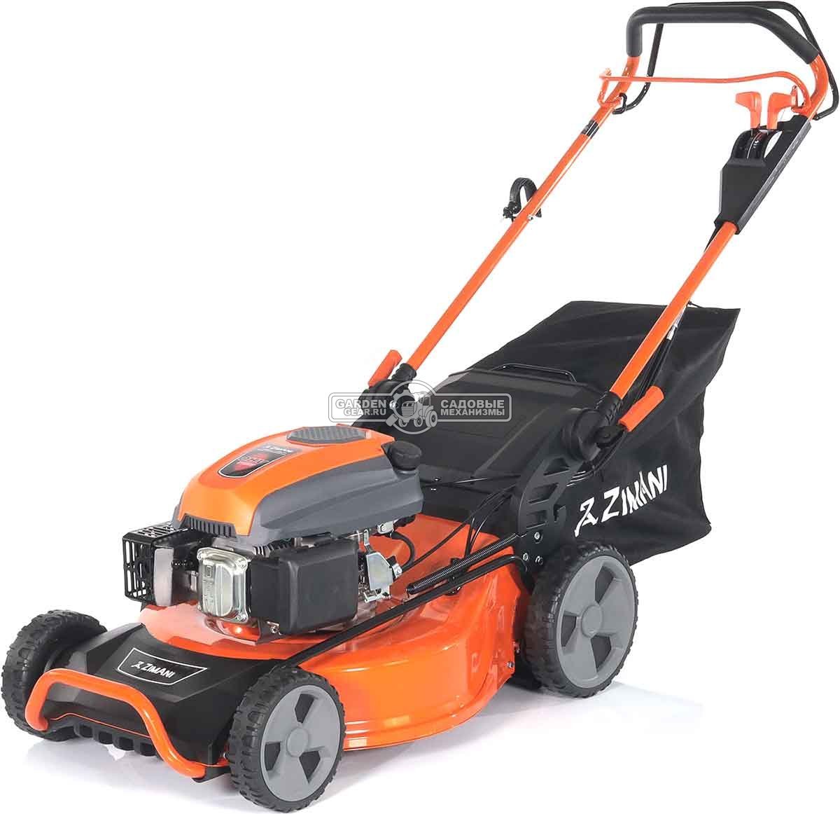 Газонокосилка бензиновая ZimAni LC353V (PRC, 53 см, ZimAni, 196 см3, 3 в 1, 80 л, Quattro Blade, вариатор, 46,5 кг)