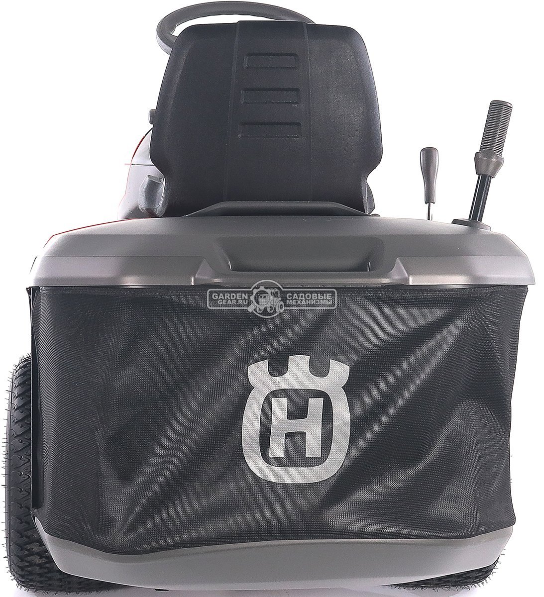 Садовый трактор Husqvarna TC 112 (PRC, Husqvarna 413AE, 413 куб.см., гидростатика, травосборник 220 л., ширина кошения 95 см, 198 кг.)