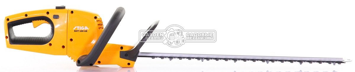 Аккумуляторные ножницы для живой изгороди Stiga SHT 100 AE Kit c АКБ 2 A/ч и ЗУ (PRC, Li-Ion, 20V, 100 серия, длина 55 см., ветки до 18 мм., 2,2 кг.)