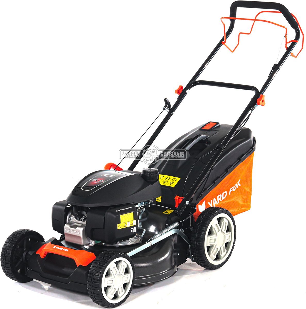 Газонокосилка бензиновая Yard Fox 46SH (PRC, 46 см, Honda GCV145, 145 см3, сталь, 3 в 1, 60 л, 27.9 кг)