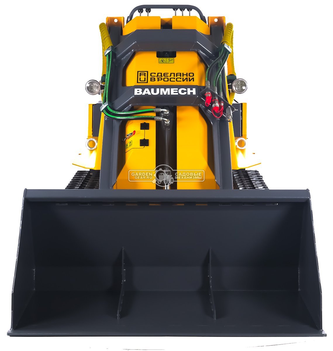 Универсальная машина мини-погрузчик Baumech ML-03 Pro + ковш для снега 120 см. с двигателем Zongshen GB750 V-Twin