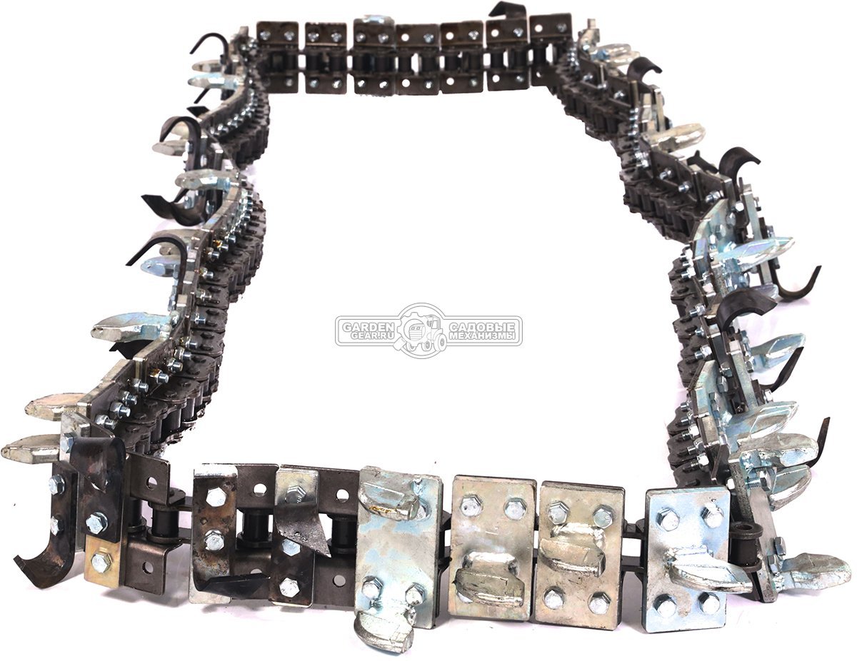 Сменная цепь Baumech 120 мм. с зубьями для траншеекопателя 1200 мм., 57 кг.