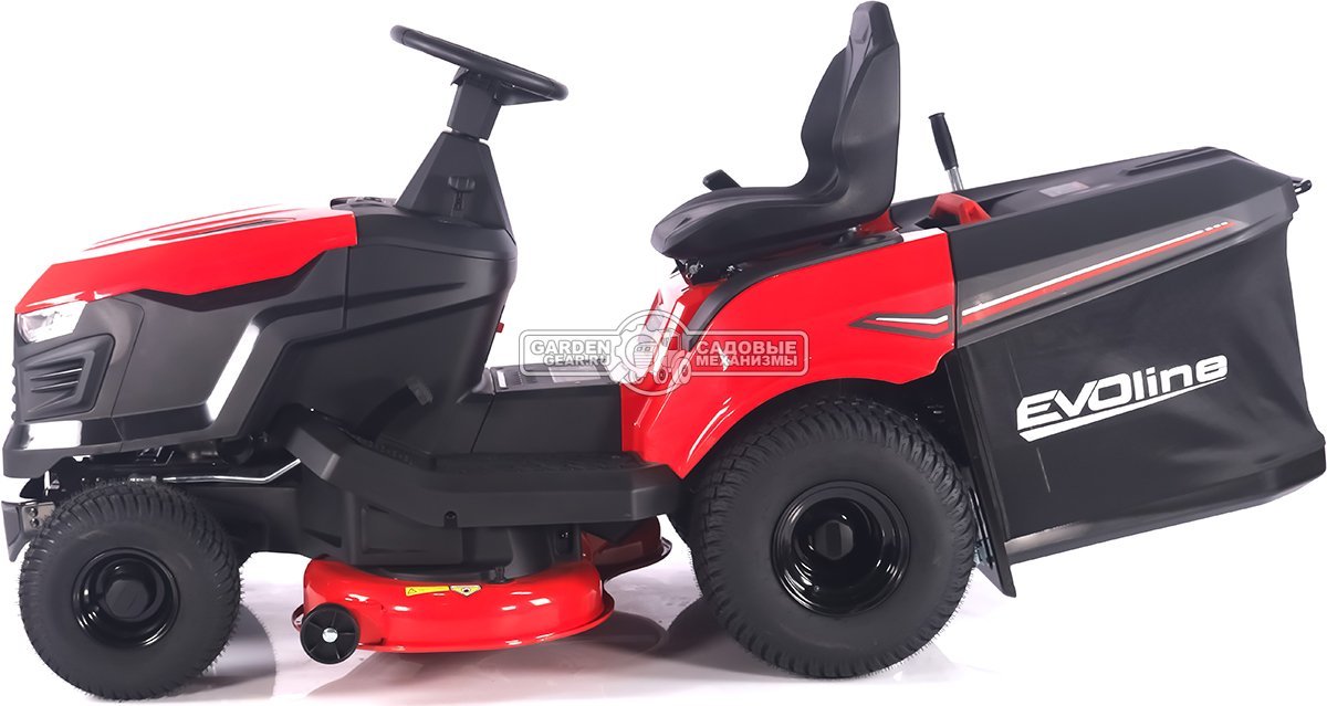 Садовый трактор Evoline TRG 98 CH (PRC, Loncin 452 куб.см., гидростатика, ширина кошения 96 см, травосборник 245 л, 200 кг.)