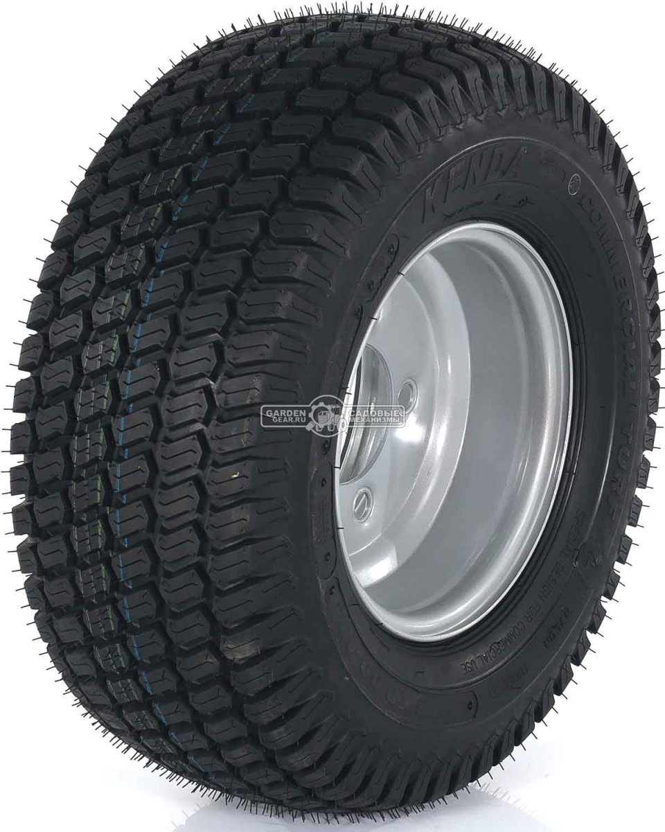 Колесо с шиной в сборе Baumech Газон 20,5x8.00-10 Kenda K513 65A4/76A4 TL Диск 6.00x10 5/94/140 d18.5 R14 ET0 Silver