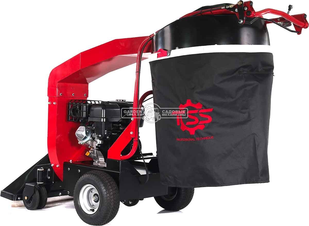 Садовый пылесос бензиновый TOSS LV-250 самоходный (RUS, 74 см., Evoline / Zongshen GB270, мусоросборник 290 л., 90 кг.)