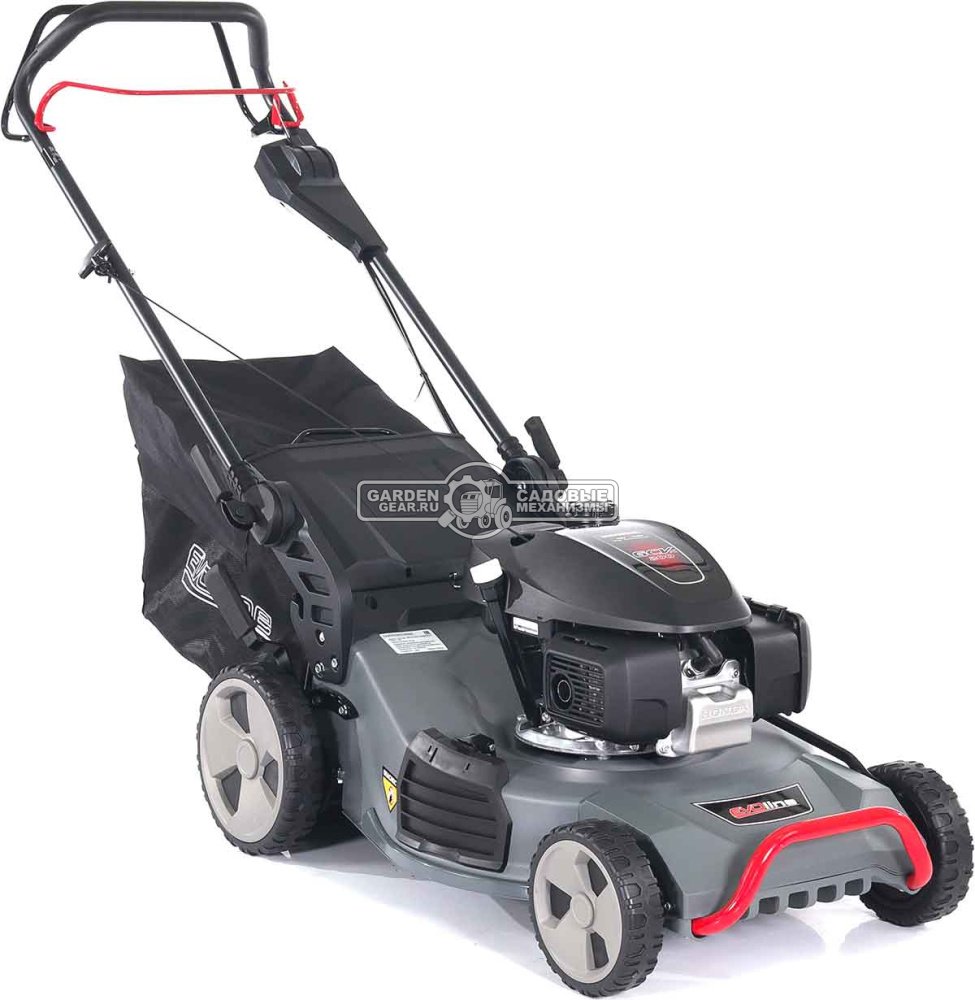 Газонокосилка бензиновая EVOline LMG 53 CSH Commercial (PRC, 53 см, Honda GCV200, 201 см3, 4 в 1, 70 л, сталь, 47 кг)