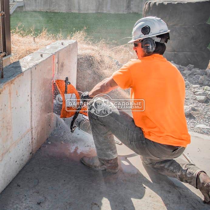 Бензорез Stihl TS 700 (GER, 98,5 куб.см., 5,0 кВт/6,8 л.с., диаметр круга 350 мм, глубина реза 125 мм., ElastoStart, 12,7 кг.)