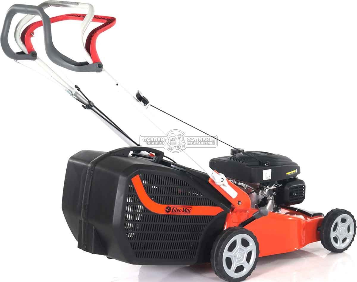Газонокосилка бензиновая Oleo-Mac GV 44 TK Comfort Plus (ITA, 41 см, EMAK K450, 123 см3, сталь, 60 л, 24,5 кг.)
