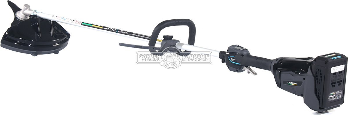 Мотокоса аккумуляторная Caiman ENO BCLi с АКБ B6040 и ЗУ C6025 (RUS, BL 60В, Standart Connect, D-рукоятка, нож 3T + леска 2,4 мм, 4,6 кг.)