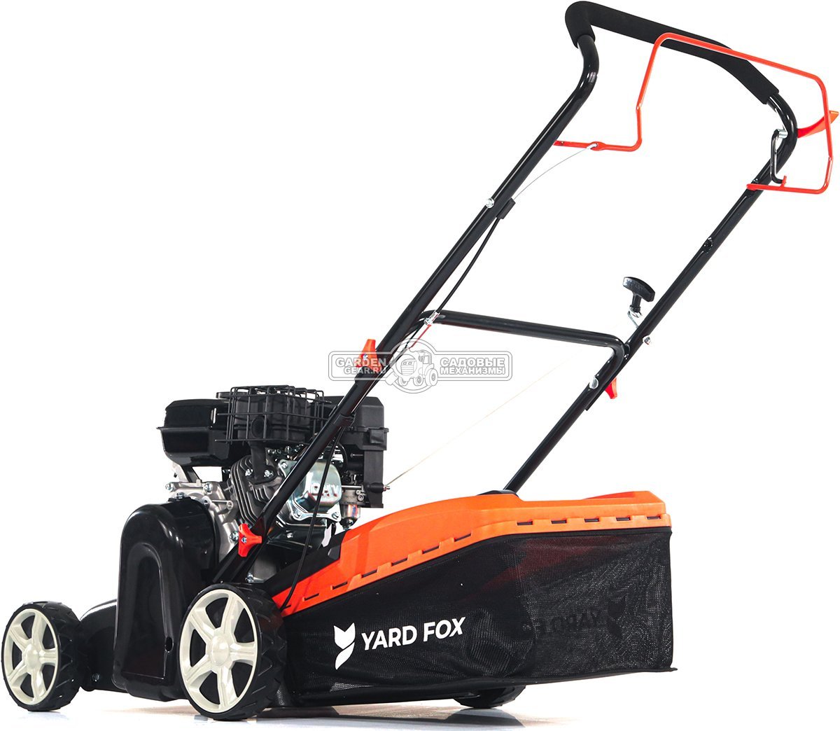 Вертикуттер - аэратор бензиновый Yard Fox 38VP (PRC, 38 см, 196 см3, ножи + пружины, 45 л, 32 кг)