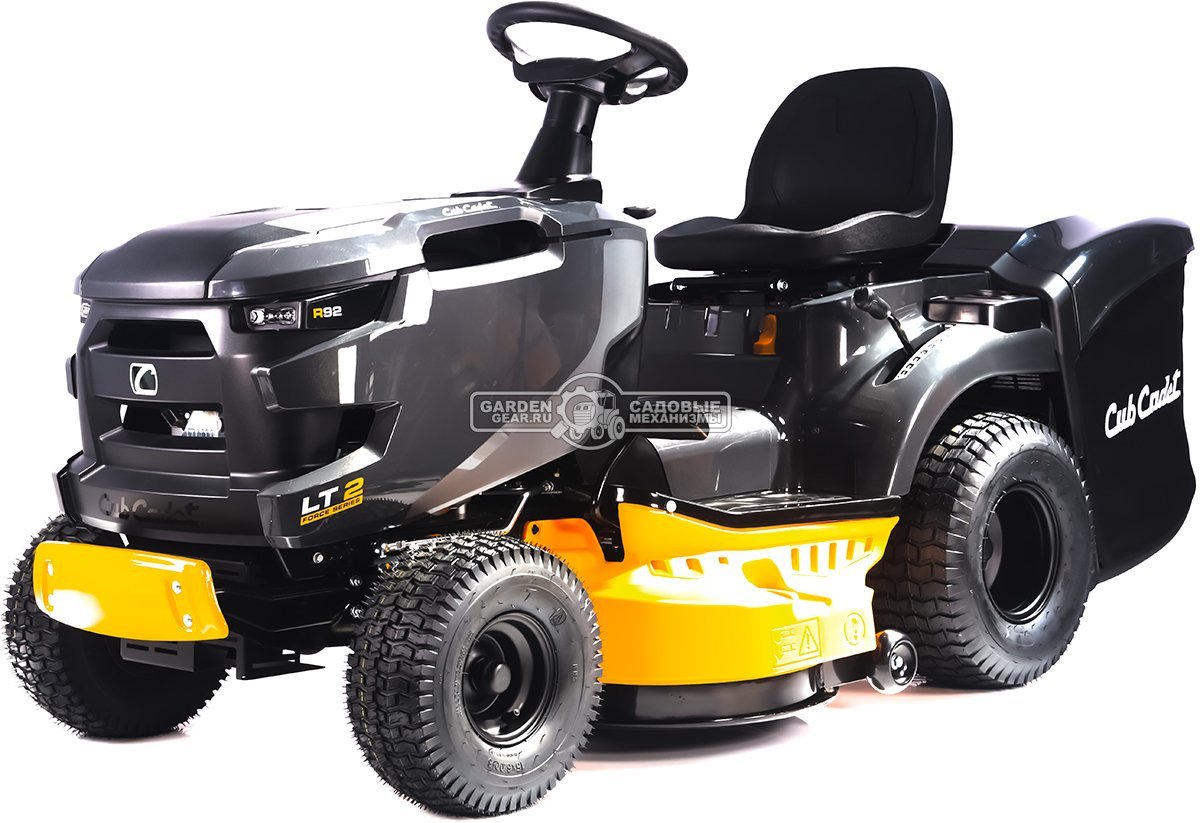 Садовый трактор Cub Cadet LT2 R92 (PRC, Cub Cadet, 547 куб.см., гидростатика, травосборник 245 л, ширина кошения 92 см, 198 кг)