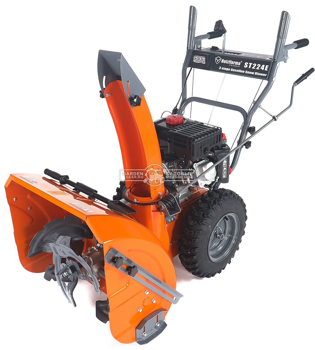 Снегоуборщик Holzfforma ST224E Quattro Auger (PRC, 61 см, LCT Snow Storm 208 см3, эл/стартер 220В, LED фара, скорости 6/2, 76 кг)