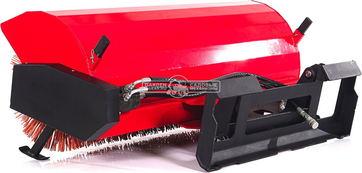 Мини-погрузчик шарнирно сочленённый RED RBF-03 + щетка коммунальная (Zongshen GB750EFI 30 л.с., до 700 кг., ковш 150 л., 1270 кг.)