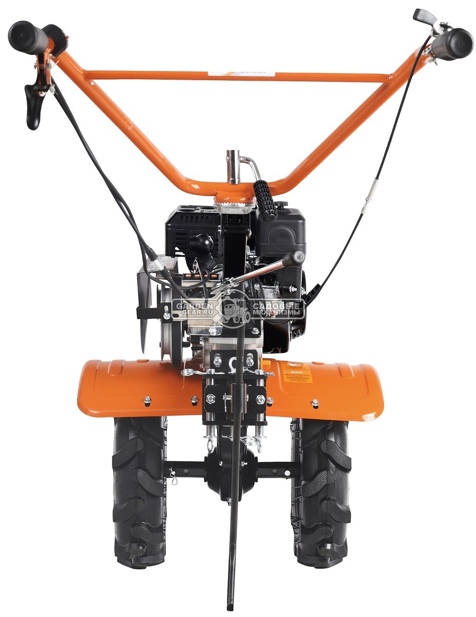 Мотоблок Patriot Калуга (RUS, колеса 4.00-8, Patriot, 7.0 л.с., 4 вперед/2 назад, 85 см, шкив, 80 кг)