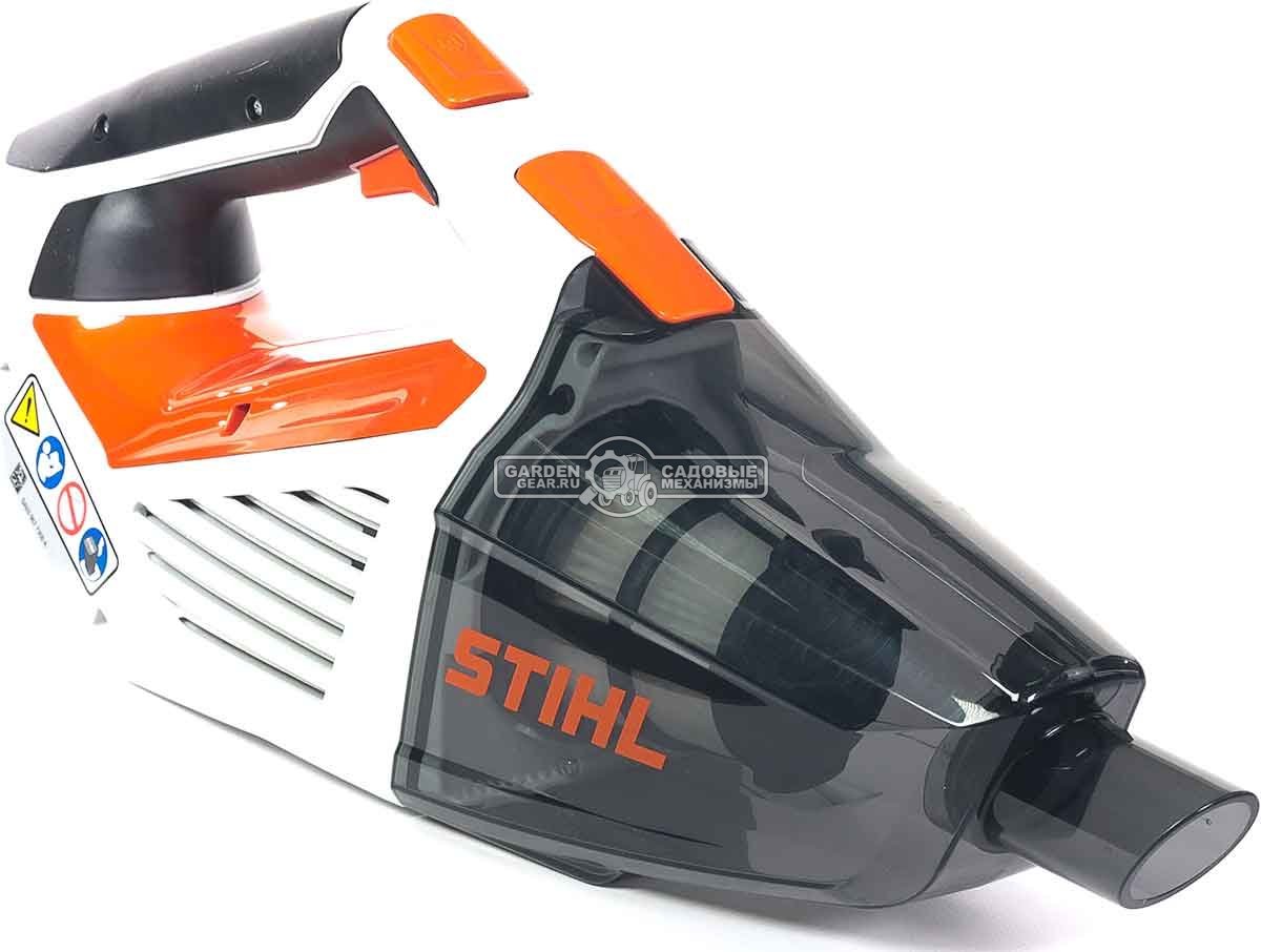 Пылесос аккумуляторный Stihl SEA 20 SET c AS2 и AL1 (PRC, 10,8В, 2,5 Ач, 1020 л/мин, 80 мбар, контейнер 0,75 л, сумка, 1,1 кг.)