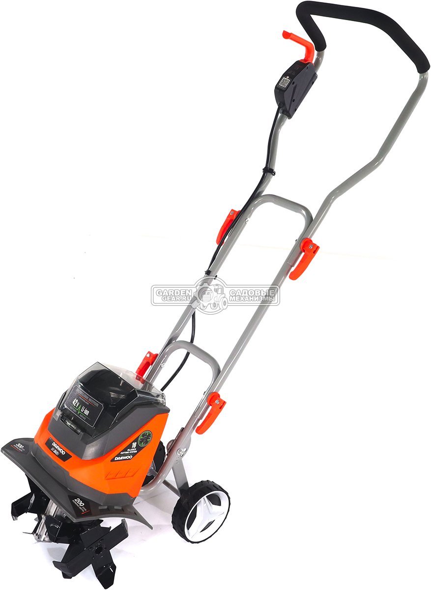 Культиватор аккумуляторный Daewoo DAT 3042Li без АКБ и ЗУ (PRC, BL 2х21В, 30 см, 11 кг)