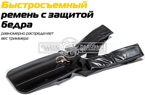 Бензокоса Champion T443-2 (PRC, 42.7 куб.см., 1.25 кВт/1.7 л.с., диск 40T/255 + леска 2.4 мм, разборная, 7.8 кг)