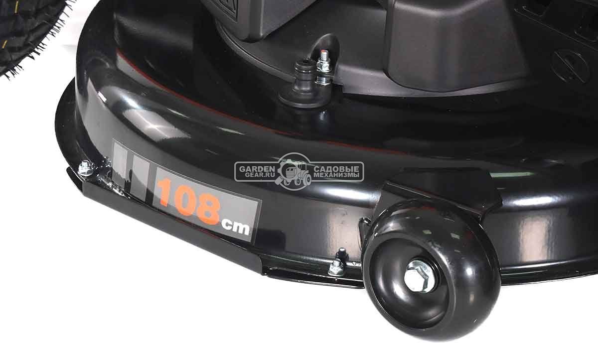 Садовый трактор Yard Fox T 108SCH (PRC, Loncin LC1P92F-1, 452 куб.см., гидростатика, боковой выброс, ширина кошения 108 см, 170 кг)