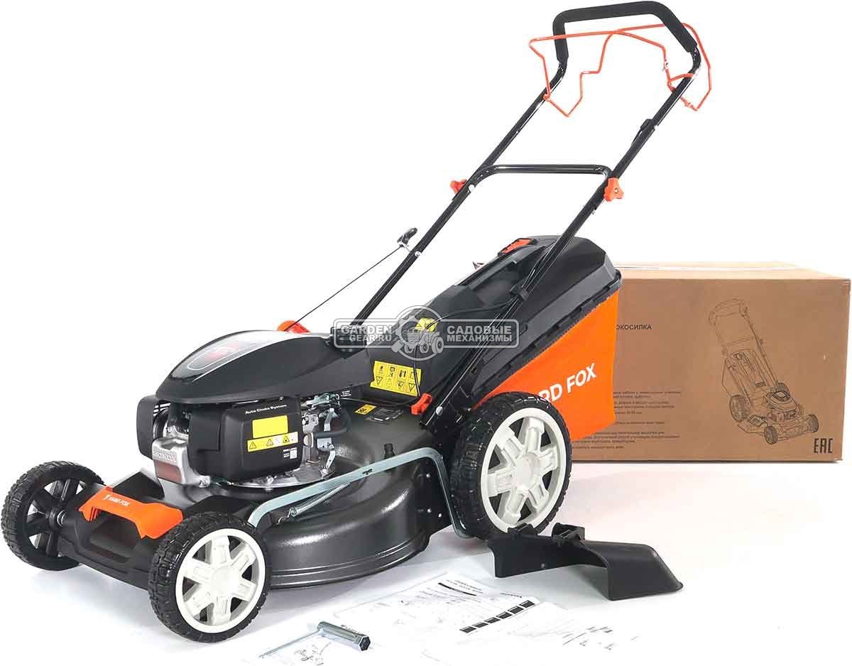 Газонокосилка бензиновая Yard Fox 53SH HW (PRC, 53 см, Honda GCV200, 201 см3, сталь, 3 в 1, 65 л, 33 кг)