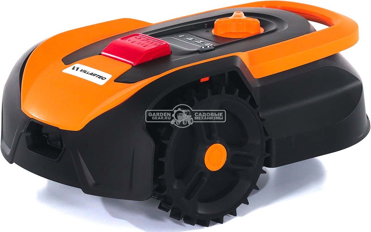 Газонокосилка робот Villartec MI 302 (площадь газона до 400 м2, 16 см, 20 В, 2.0 А/ч)
