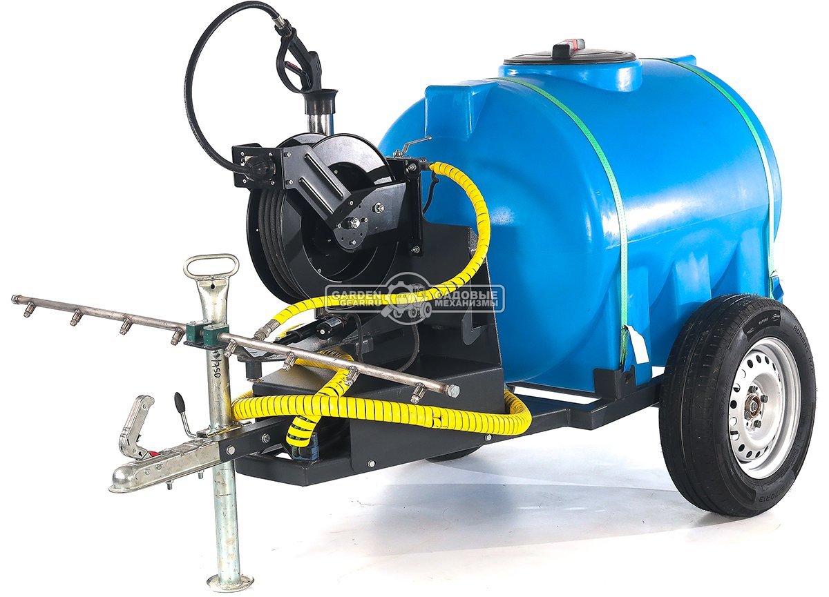 Мойка высокого давления Baumech 120 см., 7 форсунок, выносной пистолет 15 м., давление 200 бар, макс. поток 16 л., объём бака 500 л., 204 кг.