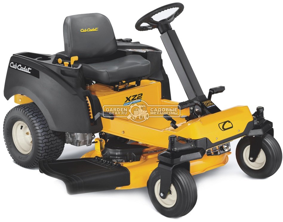 Садовый райдер Cub Cadet XZ2 107i с нулевым радиусом разворота (USA, Cub Cadet EFI, V-Twin, 679 куб.см., гидростатика, ширина кошения 107 см, 234 кг.)