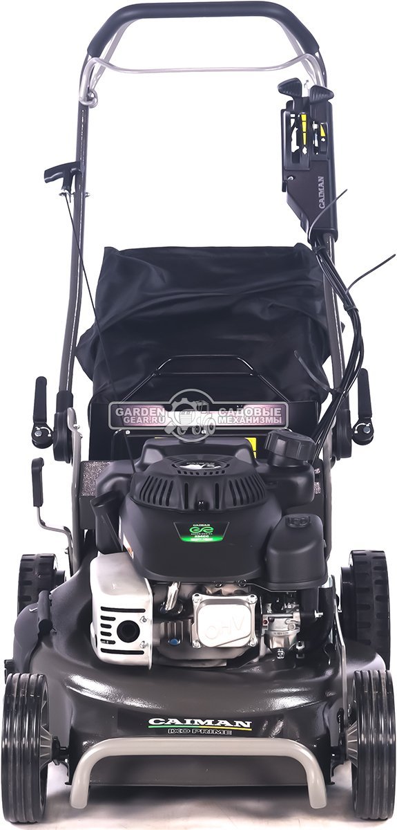 Газонокосилка бензиновая Caiman IXO Prime 55CLV (RUS, 53 см, Caiman Green Engine, 224 см3, сталь, кардан, 4 в 1, 70 л, 49,5 кг.)