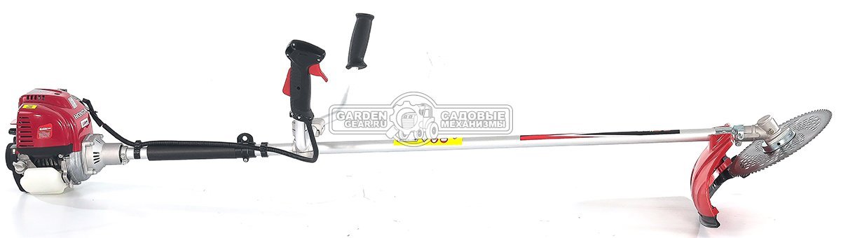 Бензокоса EVOline BCG 35H (4T) 4-х тактная (PRC, Honda 35.8 см3, 1.3 л.с., леска 2.5 мм + нож + пильный диск, ремень, 7.3 кг)