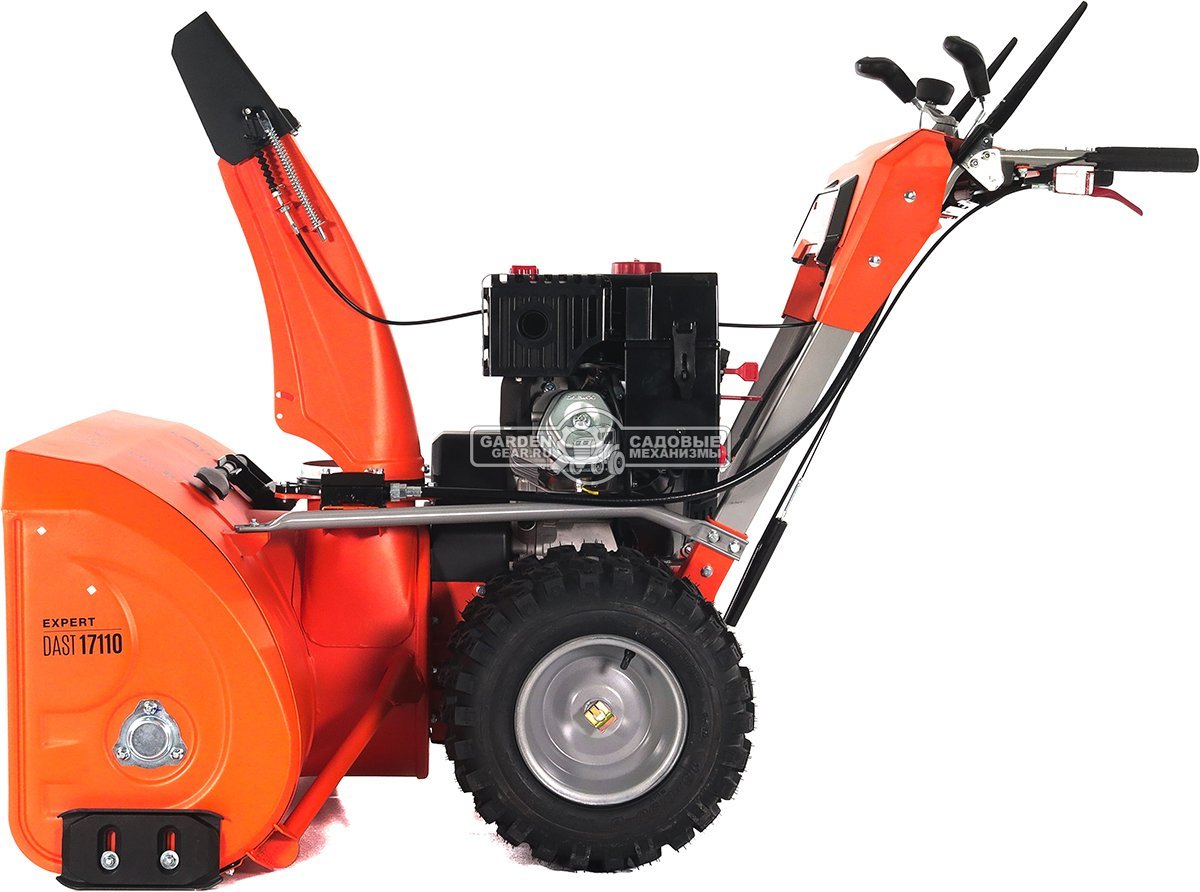 Снегоуборщик Daewoo DAST 17110 (LCT) (PRC, 108 см., Daewoo WXE 450, 450 куб.см., запуск от аккумулятора, фара, скорости 5/2, 4 колеса, 150 кг.)