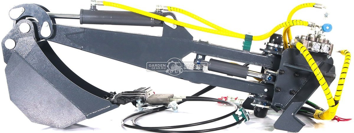 Экскаватор лопатковый с поворотным механизмом Baumech макс. глубина копания 135 см., ширина ковша 25 см., макс. высота выгрузки 290 см., 84 кг. 