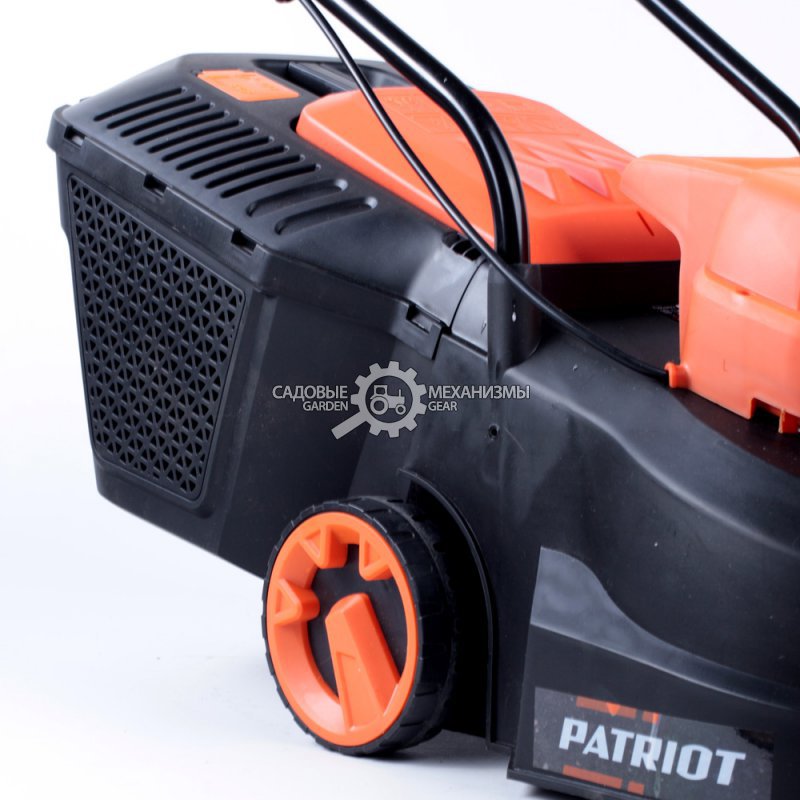 Газонокосилка электрическая Patriot PT 1433E (PRC, 1400 Вт, 32 см, пластик, 30 л, 10 кг)