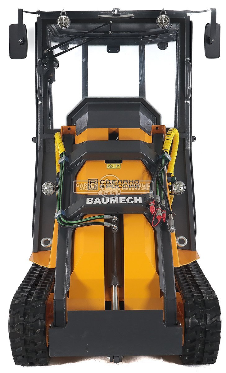 Универсальная машина мини-погрузчик Baumech ML-03 Pro с зимней кабиной с двигателем Honda GX630 V-Twin